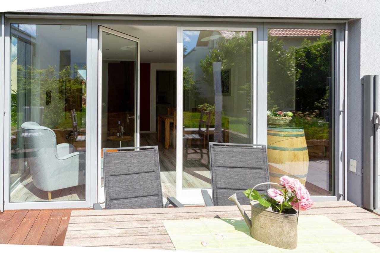 Ferienwohnung Im Paradiesgarten ダイデスハイム エクステリア 写真