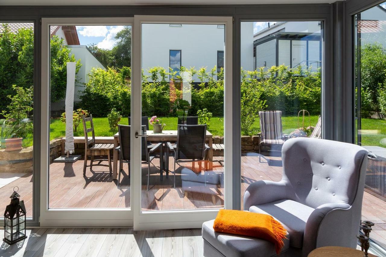 Ferienwohnung Im Paradiesgarten ダイデスハイム エクステリア 写真